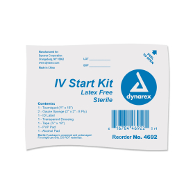 IV Start Kit, w/out Gloves