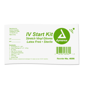 IV Start Kit w/ PVC Gloves