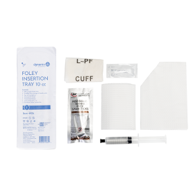 Foley Insertion Tray w/ Prefilled Syringe - Sterile