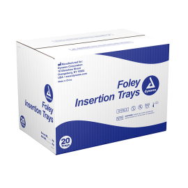 Foley Insertion Tray w/ Prefilled Syringe - Sterile