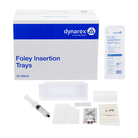 Foley Insertion Tray w/ Prefilled Syringe - Sterile