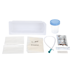 Urethral Intermittent Catheter Latex Free Tray - Sterile