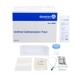Urethral Intermittent Catheter Latex Free Tray - Sterile