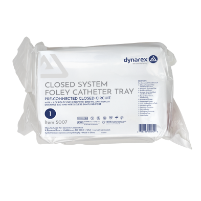 Closed Circuit / Closed System Foley Catheter Tray Dynarex Corporation