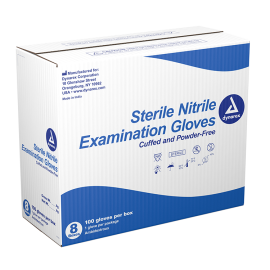 Nitrile Sterile Exam Gloves, Singles