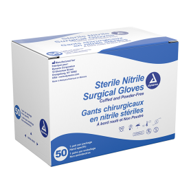 Nitrile Sterile Surgical Gloves, Pairs