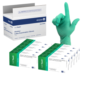 AloeTex Latex Gloves w/ Aloe