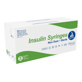 Insulin Syringe - Non-Toxic - Individual Wrapped