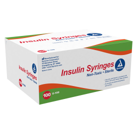 Insulin Syringe - Non-Toxic - Individual Wrapped