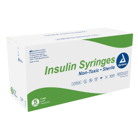 Insulin Syringe - Non-Toxic - Individual Wrapped