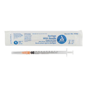 Syringe - Non-Safety with Needle - Luer slip