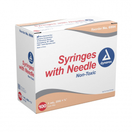 Syringe - Non-Safety with Needle - Luer slip