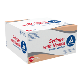 Syringe - Non-Safety with Needle - Luer Lock