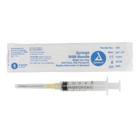 Syringe - Non-Safety with Needle - Luer Lock