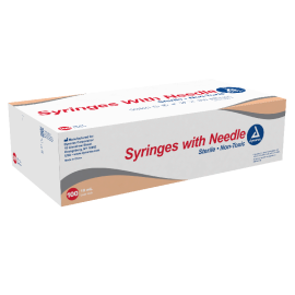 Syringe - Non-Safety with Needle - Luer Lock