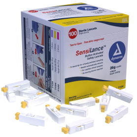 Button Activated Safety Lancets - Sterile