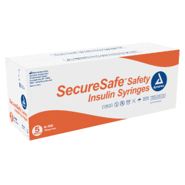 SecureSafe Safety Insulin Syringe - 1 ml (New Mechanism)