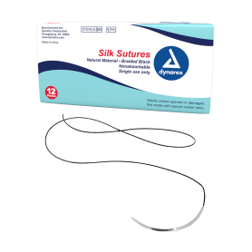 Braided Black Silk Sutures - Non Absorbable