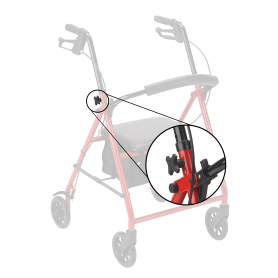 Rollator Adjustment Knob