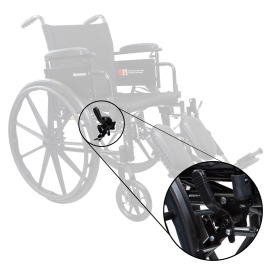 DynaRide S1 S3 S4 Wheelchair Push to Lock (Left)