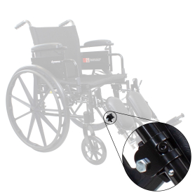 DynaRide Wheelchair Foot Rest Adjustment Lever