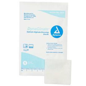 DynaGinate AG - Silver Calcium Alginate 2x2