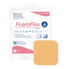 FoamFlex Non-Adhesive Waterproof Foam Dressings