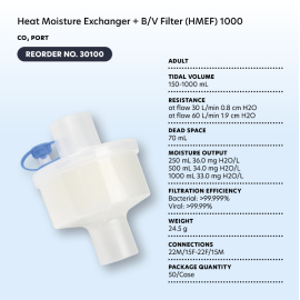 Heat Moisture Exchanger Filters (HMEF)