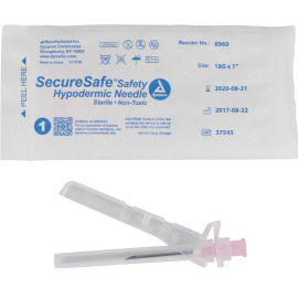 SecureSafe Safety Hypodermic Needles