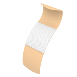 Sheer Plastic Adhesive Bandages - Sterile