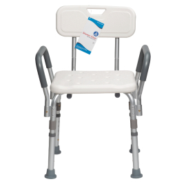 Shower Chair with Removable Back and Arms