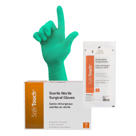 Sterile Nitrile Surgical Gloves, Powder-Free
