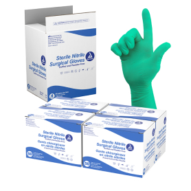 Sterile Nitrile Surgical Gloves, Powder-Free