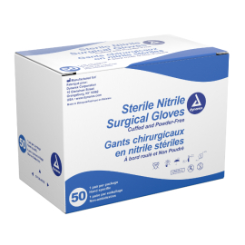 Sterile Nitrile Surgical Gloves, Powder-Free