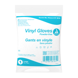 Vinyl Gloves in a Bag, Powder-Free