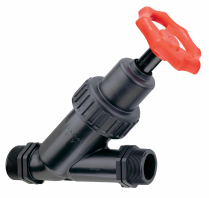 VALVE ANGLE SEAT M-THREADED PP 1.1/4"