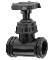 VALVE STOPTAP PP F-THREADED 1"