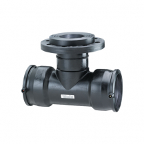 FLANGED TEE 125-100-125  