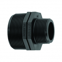 REDUCING NIPPLE THREADED PP 1"-1/2"