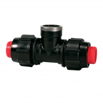 TEE RURAL F-THREADED OFFTAKE 1"-1"-1/2"