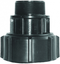 BARREL UNION ADAPTOR M-THREADED METRIC 75-1.1/2"