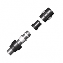 RUBBER SLEEVE ADAPTOR METRIC 63-2" STEEL/PVC THRUSTED