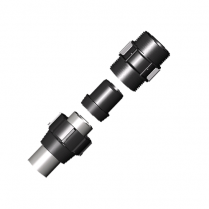 RUBBER SLEEVE ADAPTOR METRIC 63-2" STEEL/PVC UNTHRUSTED