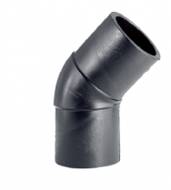 ELBOW 45D INJECTED LONG SPIGOT PE100 SDR11 20