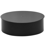 Black Stove pipe Round End Caps (big end)