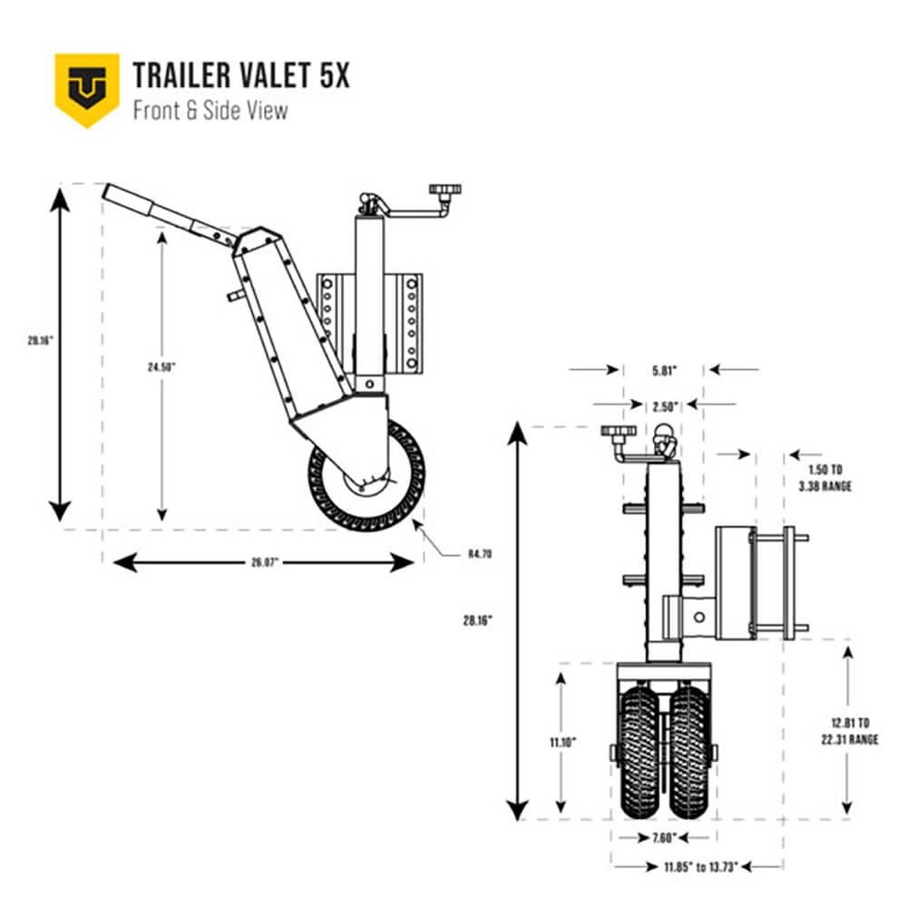 Trailer Valet 5X Mover 5,000 lbs
