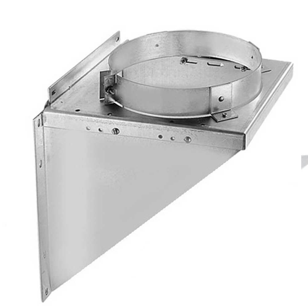 thumbnail image 2 of Stainless Steel Chimney Pipe Bracket - Adjustable Wall Mount Holder For 150mm (6") Flue Pipe 2 of 13