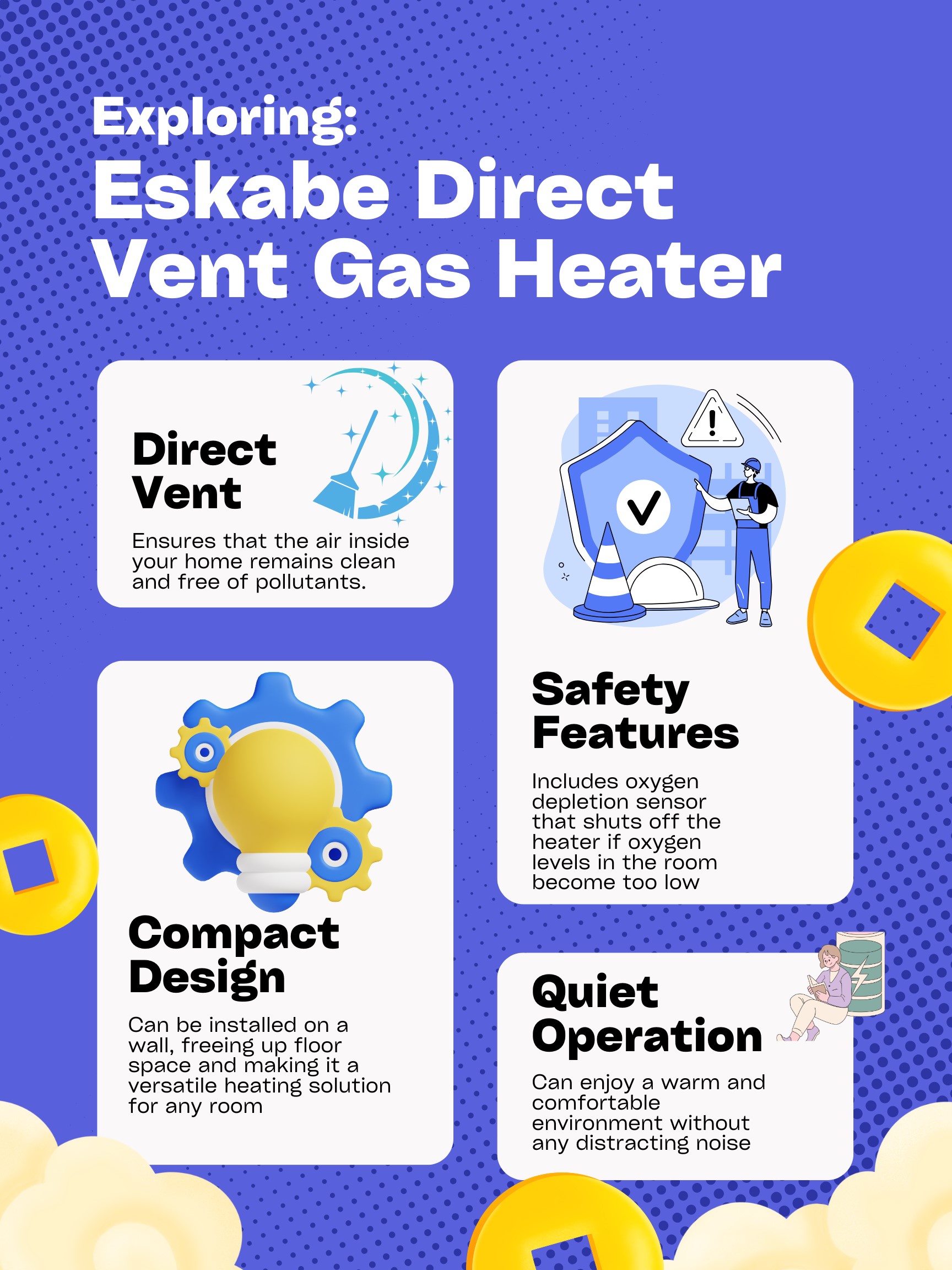 Exploring the Versatility and Design of Eskabe Direct Vent Gas Heater