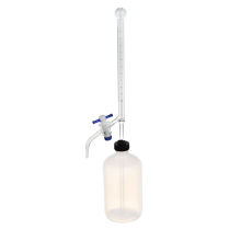 Buret, Auto, 50mL, Teflon SC, w/1000mL Bottle/Cap