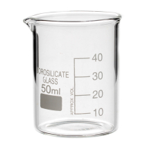 Beaker, 50 mL, White Markings